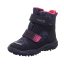 Husky Superfit téli bundás csizma sötétkék-pink