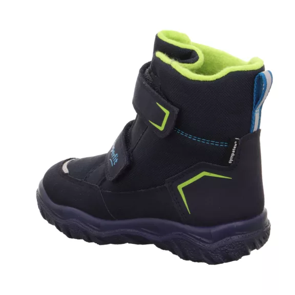 Husky Superfit téli bundás kisfiú csizma sötétkék-sárga Husky Superfit téli bundás kisfiú csizma sötétkék-sárga