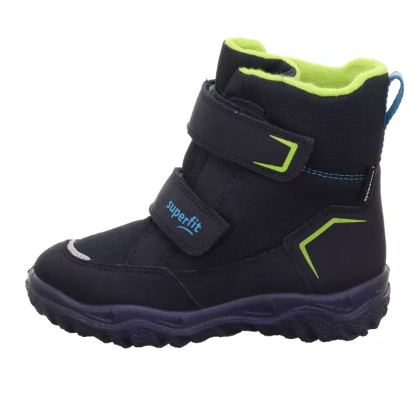 Husky Superfit téli bundás kisfiú csizma sötétkék-sárga Husky Superfit téli bundás kisfiú csizma sötétkék-sárga