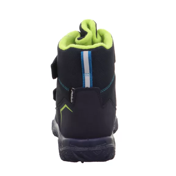 Husky Superfit téli bundás kisfiú csizma sötétkék-sárga Husky Superfit téli bundás kisfiú csizma sötétkék-sárga