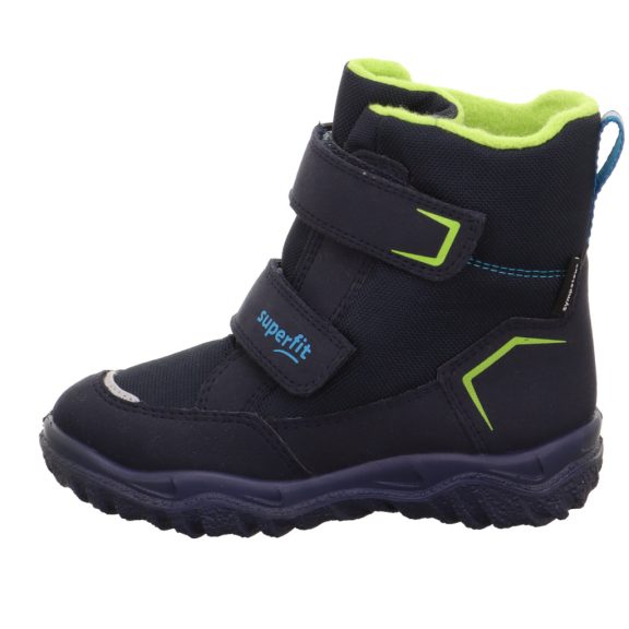 Husky Superfit téli bundás kisfiú csizma sötétkék-sárga Husky Superfit téli bundás kisfiú csizma sötétkék-sárga