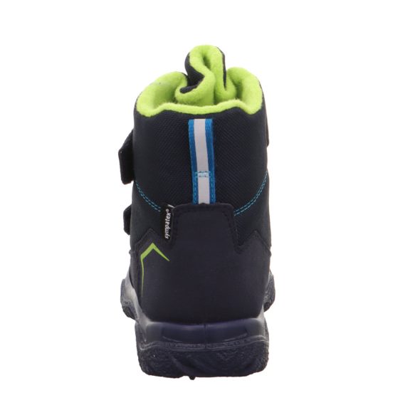 Husky Superfit téli bundás kisfiú csizma sötétkék-sárga Husky Superfit téli bundás kisfiú csizma sötétkék-sárga