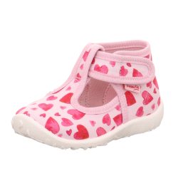 Superfit Spotty benti cipő szivecskés rózsaszín