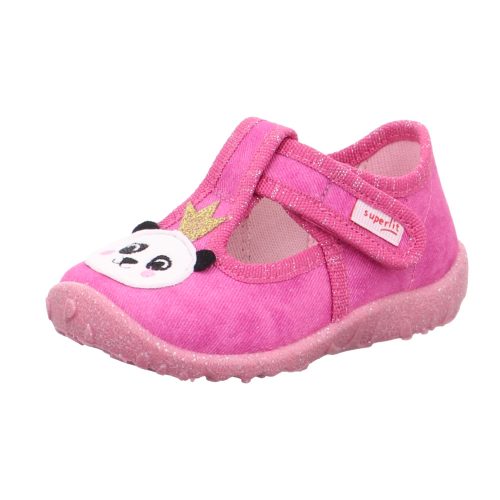 Pink pandás kislány Superfit Spotty benti cipő