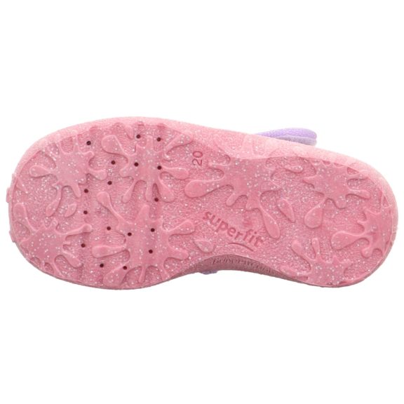 Superfit Spotty benti cipő lepkés lila Superfit Spotty benti cipő lepkés lila