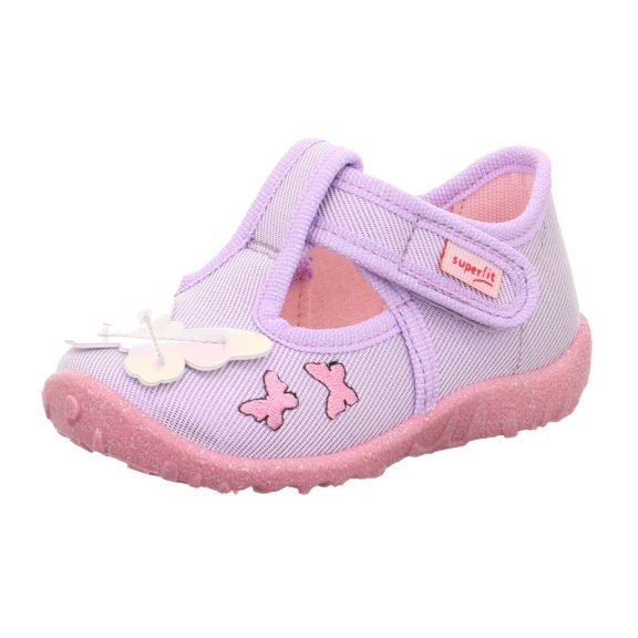 Superfit Spotty benti cipő lepkés lila Superfit Spotty benti cipő lepkés lila