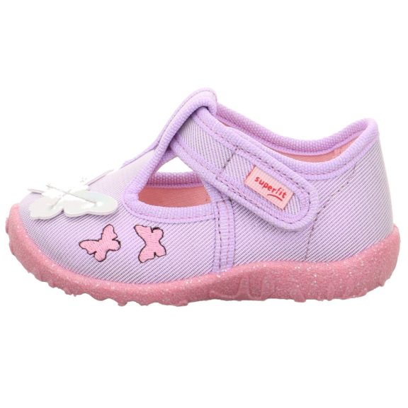 Superfit Spotty benti cipő lepkés lila Superfit Spotty benti cipő lepkés lila