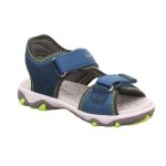 Superfit Mike3 sportos szandál focis íránytűs emblémával kék-neon sárga strapabíró modell