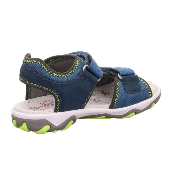Superfit Mike3 sportos szandál focis íránytűs emblémával kék-neon sárga strapabíró modell Superfit Mike3 sportos szandál focis íránytűs emblémával kék-neon sárga strapabíró modell