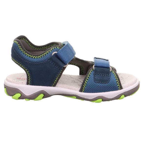 Superfit Mike3 sportos szandál focis íránytűs emblémával kék-neon sárga strapabíró modell Superfit Mike3 sportos szandál focis íránytűs emblémával kék-neon sárga strapabíró modell