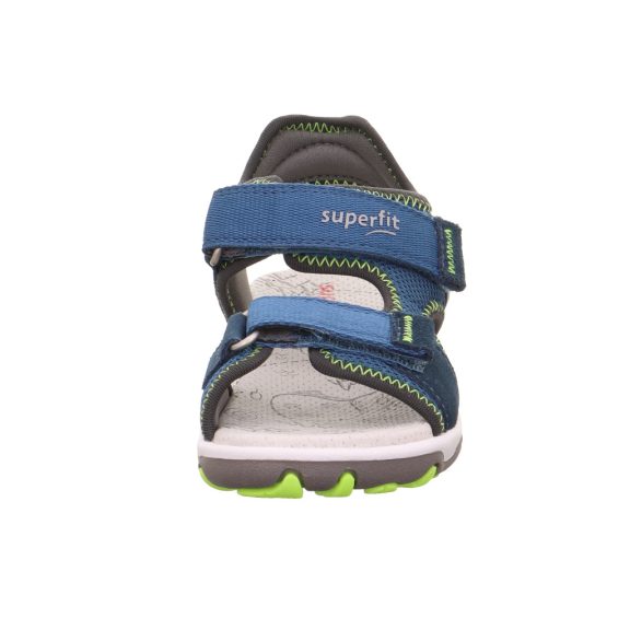 Superfit Mike3 sportos szandál focis íránytűs emblémával kék-neon sárga strapabíró modell Superfit Mike3 sportos szandál focis íránytűs emblémával kék-neon sárga strapabíró modell