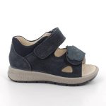 Primigi első lépés szandál sötétkék alapon majmos rátéttel