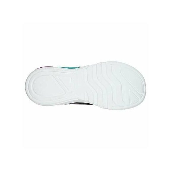 Skechers világító talpú kislány gyerek cipő szivárvány színben