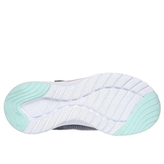 Skechers kislány vízálló cipő ultra groove fekete-pink