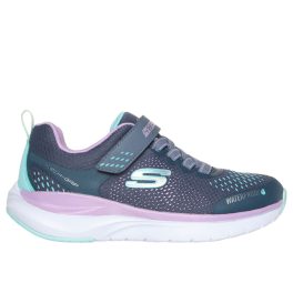   Skechers Ultra Groove vízálló gyerek sportcipő szürke-lila