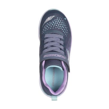   Skechers Ultra Groove vízálló gyerek sportcipő szürke-lila