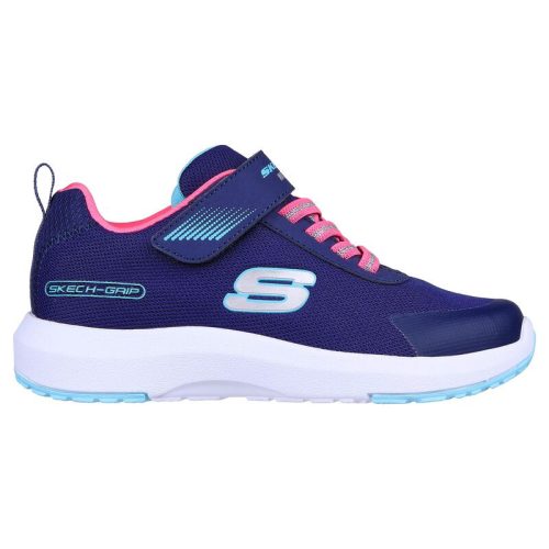 Skechers Dinamic Tread vízálló gyerek cipő liláskék-pink