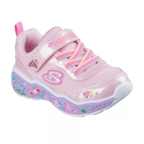 Skechers kislány sportcipő rózsaszínben cuki csajos mintákkal Skechers kislány sportcipő rózsaszínben cuki csajos mintákkal