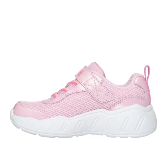 Skechers kislány sportcipő rózsaszínben cuki csajos mintákkal