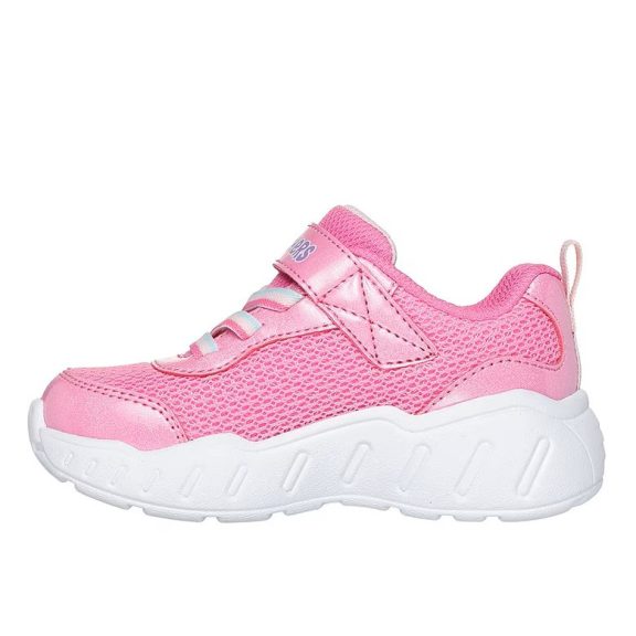 Skechers kislány sportcipő rózsaszínben cuki csajos mintákkal