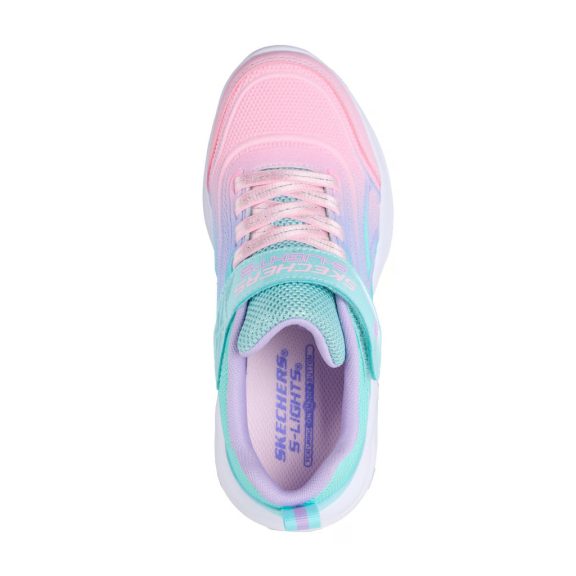 Skechers gyerek cipő Sola Glow türkiz-rózsaszín