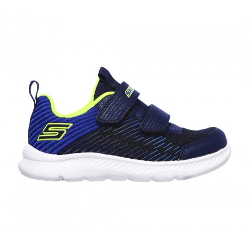 Skechers Micro-Run kék-neon gyerek cipő