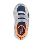 Skechers gyerek cipő Meteor-Lights Glow-Strider baby ezüst