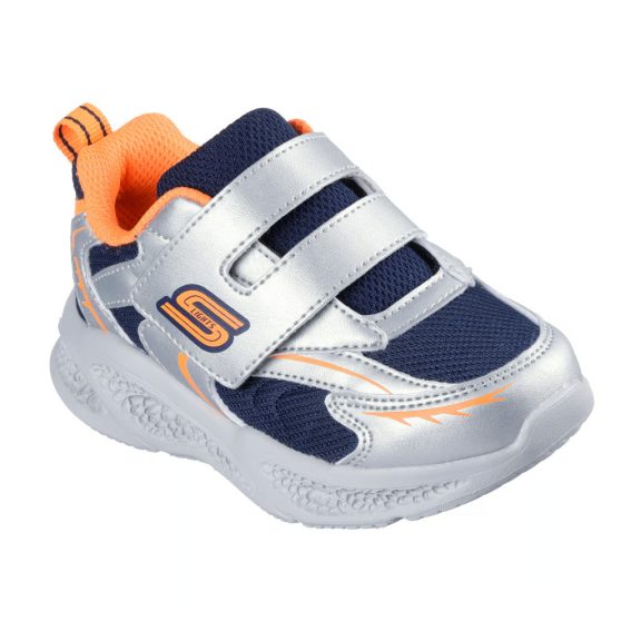 Skechers gyerek cipő Meteor-Lights Glow-Strider baby ezüst