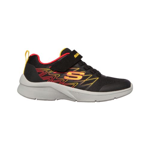 Skechers gyerek cipő Microspec fekete-sárga-piros