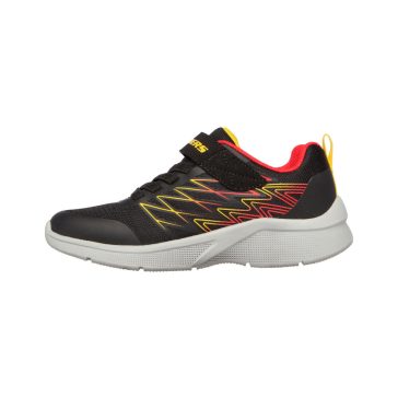 Skechers gyerek cipő Microspec fekete-sárga-piros