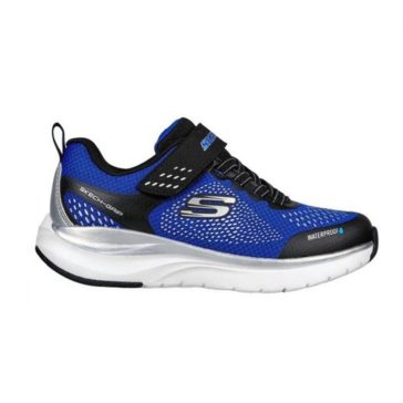   Skechers Ultra Groove vízálló gyerek sportcipő fekete-kék