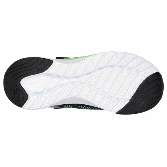 Skechers Ultra Groove vízálló gyerek sportcipő fekete-neonzöld