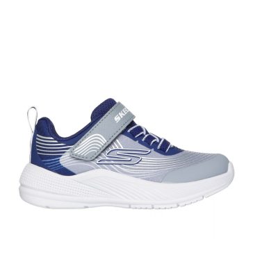 Skechers gyerek cipő Microspec Advance ezüst-kék