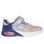 Skechers gyerek cipő Microspec Max Advance ezüst-narancs-kék