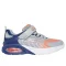 Skechers gyerek cipő Microspec Max Advance ezüst-narancs-kék