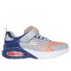 Skechers gyerek cipő Microspec Max Advance ezüst-narancs-kék