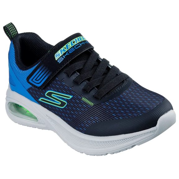 Skechers gyerek cipő Microspec Max Advance kék-lime