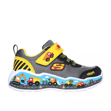 Skechers gyerek cipő Play Scene szürke-sárga
