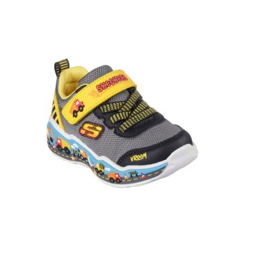 Skechers gyerek cipő Play Scene szürke-sárga