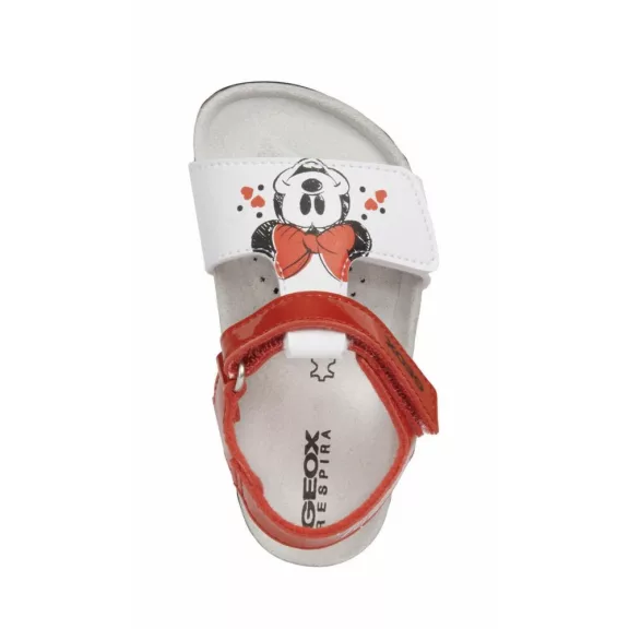Geox Minnie egér szandál fehér-piros Geox Minnie egér szandál fehér-piros