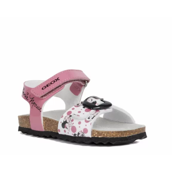Geox Disney Minnie egér szandál fehér-rózsaszín Geox Disney Minnie egér szandál fehér-rózsaszín