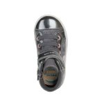 Geox Kilwi kislány magaszárú bélelt gyerek cipő szürke szives