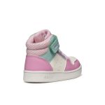 Geox Eclyper lány magasszárú cipő fehér-pink