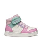 Geox Eclyper lány magasszárú cipő fehér-pink