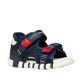 Geox Iupidoo kisfiú szandál sötétkék-piros erős bokatartással