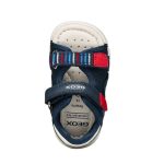 Geox Iupidoo kisfiú szandál sötétkék-piros erős bokatartással