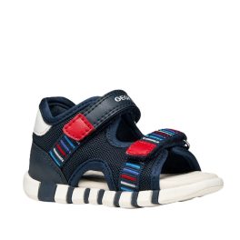 Geox Iupidoo kisfiú szandál sötétkék-piros erős bokatartással