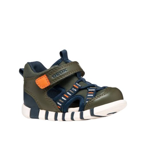 Geox Iupidoo zárt orrú baba szandál keki-narancs