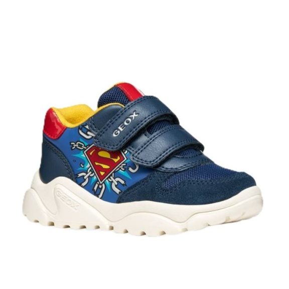Geox Ciufciuf kényelmes kisfiú sportcipő Superman-nel Geox Ciufciuf kényelmes kisfiú sportcipő Superman-nel
