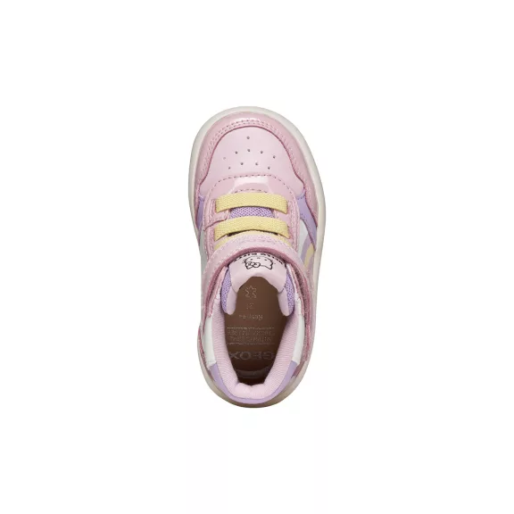Geox Eclyper lány magasszárú cipő fehér-pink Geox Eclyper lány magasszárú cipő fehér-pink